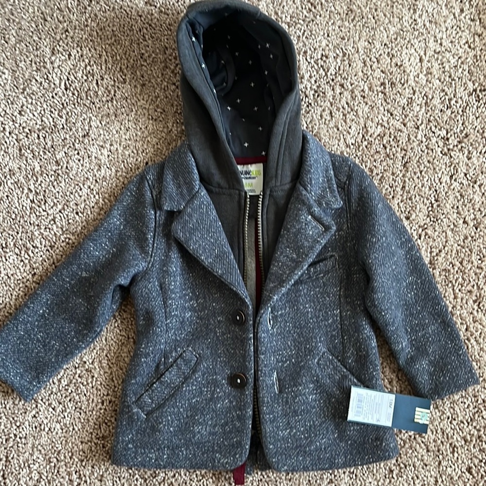 NWT Osh Kosh Boys Blazer with Hoodie